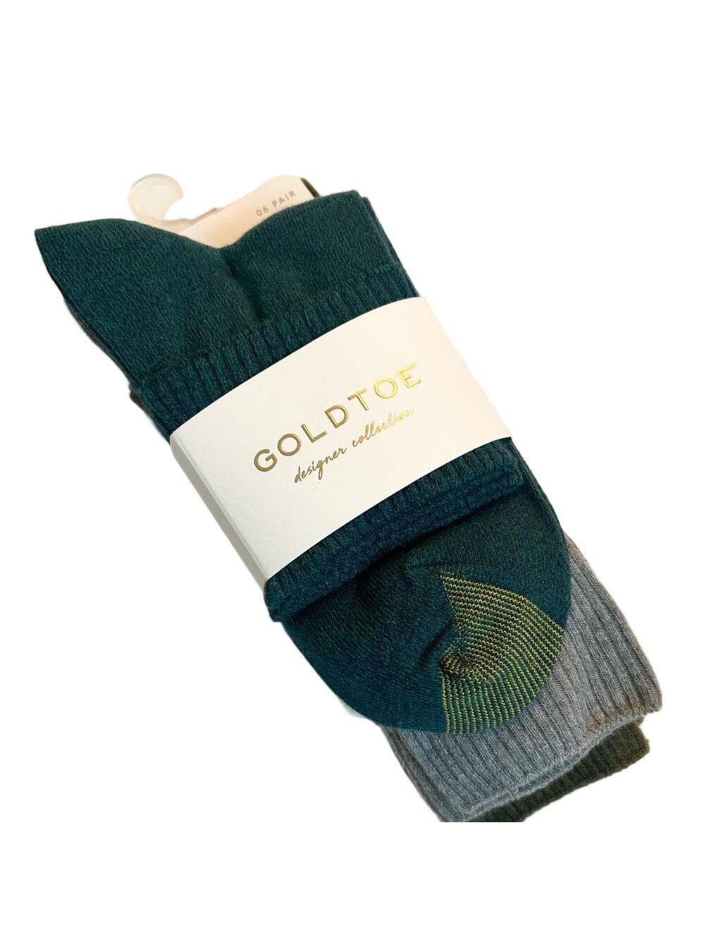 Gold Toe Woman’s Turn Cuff Crew Socks 6 Pairs NEW